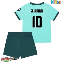 Camiseta Wolves Jhon Arias #10 Visitante Equipación para niños 2025-26 manga corta (+ pantalones cortos)